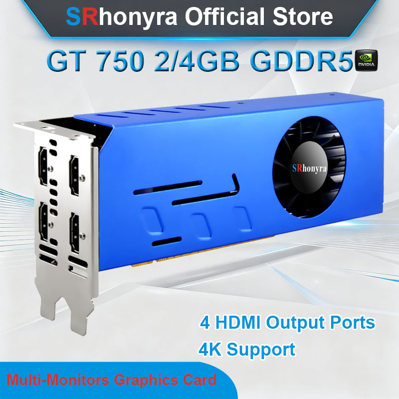 SRhonyra GeForce GTX1660S 1050 - 4 Hdmi Multi Monitor Video Card 4K ulasan dan harga